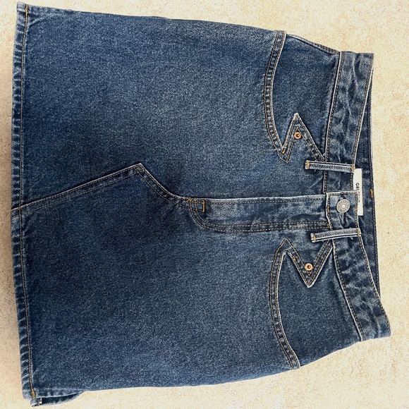 GRLFRND Odette Skirt, Size 24, Denim - Picture 1 of 3